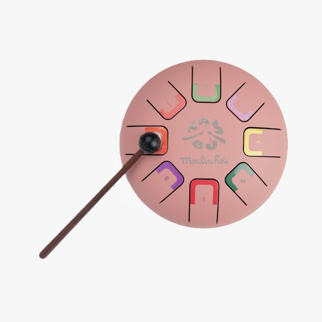 SMALL DRUM WITH TABS 8 NOTES - ROSE