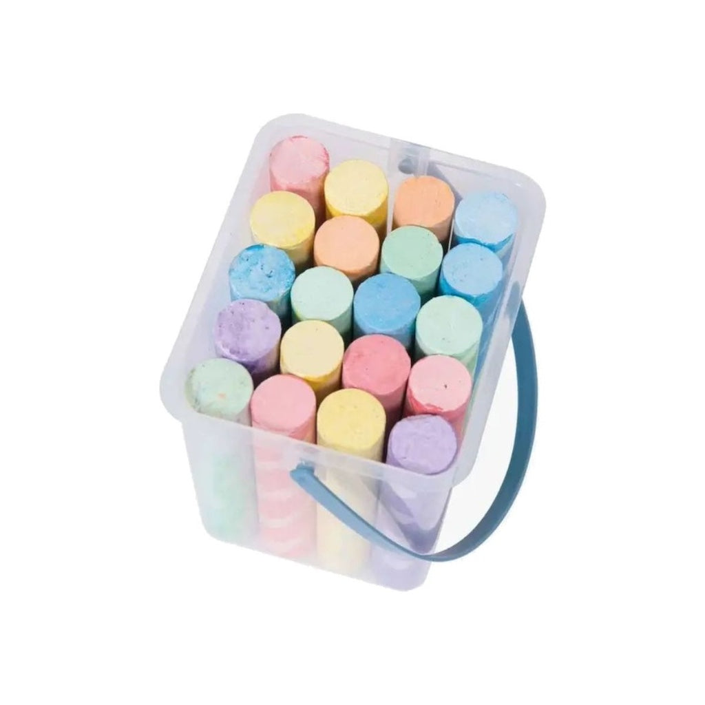 20 COLOURFUL FLOOR CHALKS