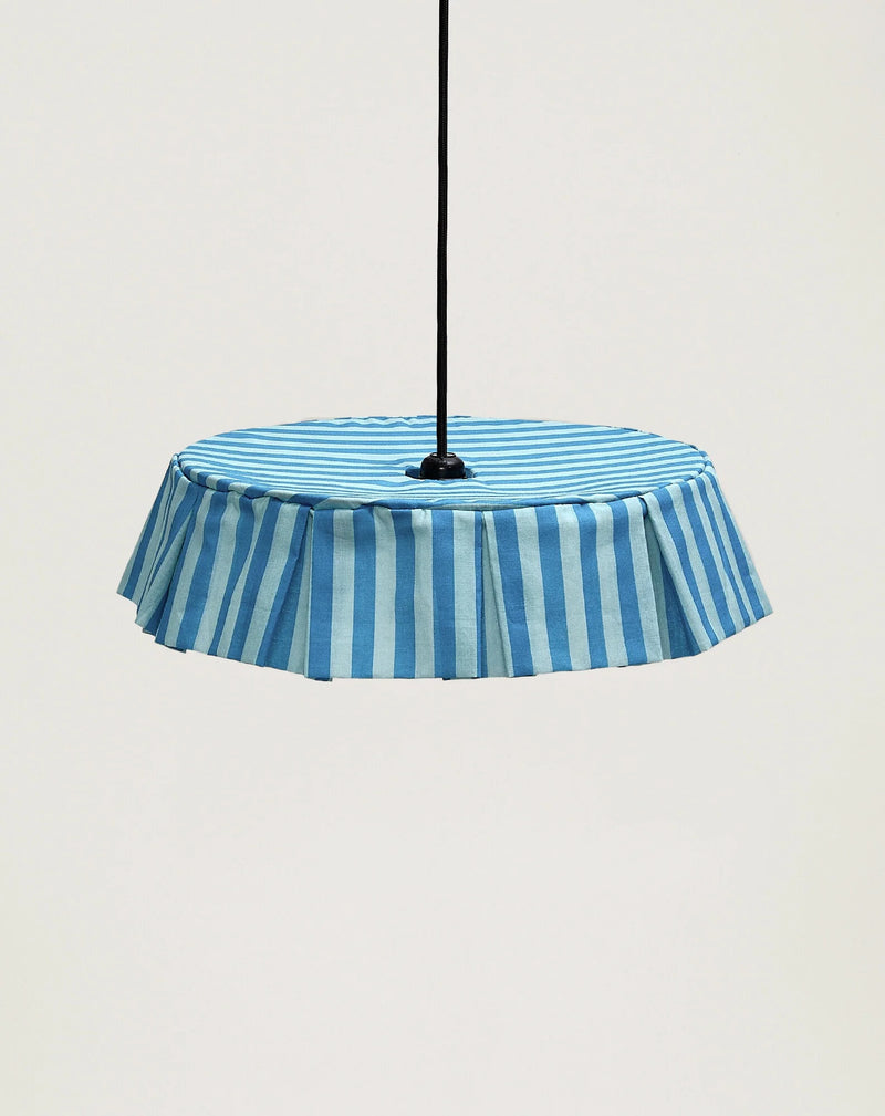 PENDANT LAMPSHADE 40cm VIBES - Blue Stripe