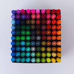 BOX 100 COLOURS FELT TIP PENS