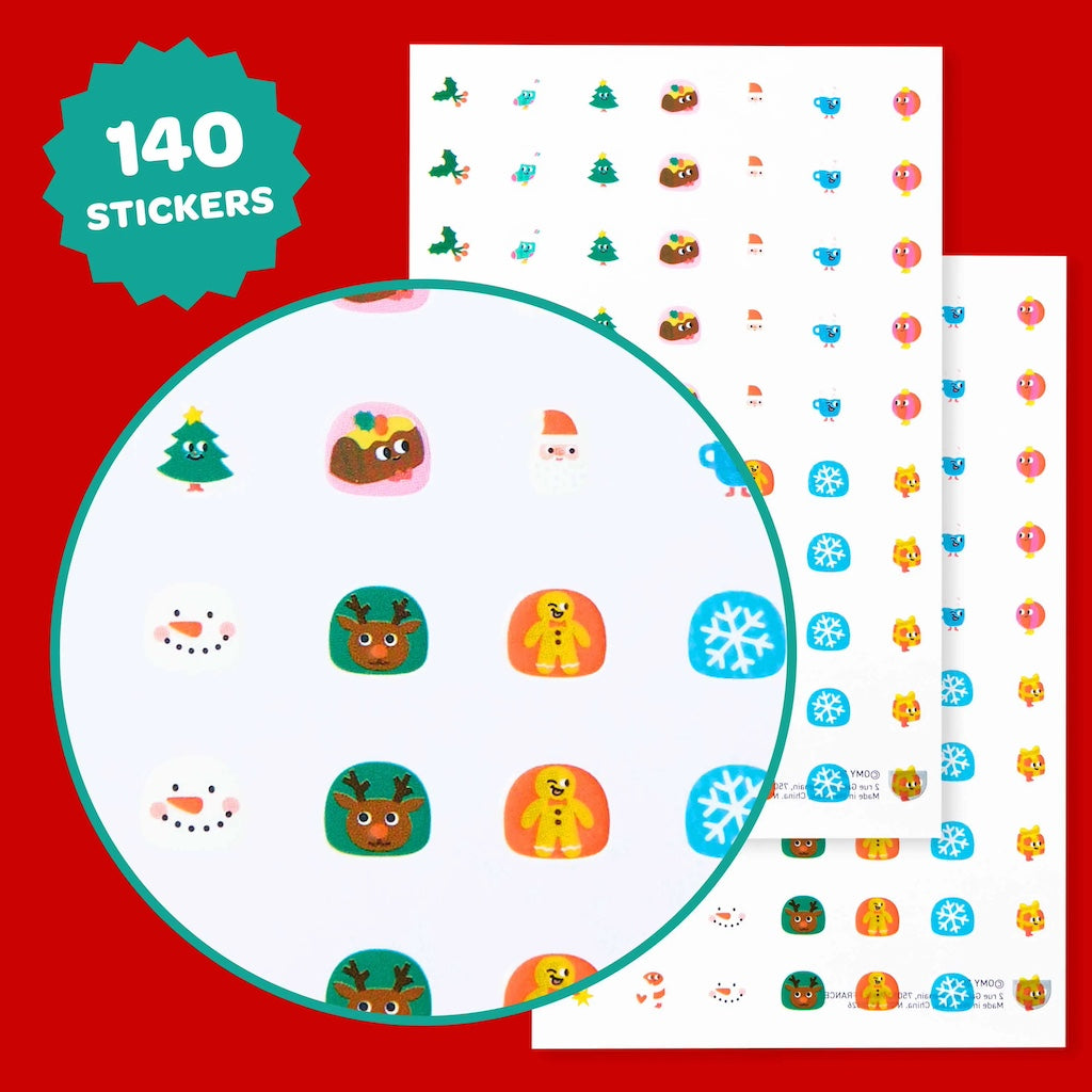 140 CHRISTMAS NAIL STICKERS HO HO HO!