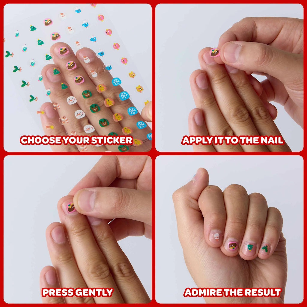 140 CHRISTMAS NAIL STICKERS HO HO HO!