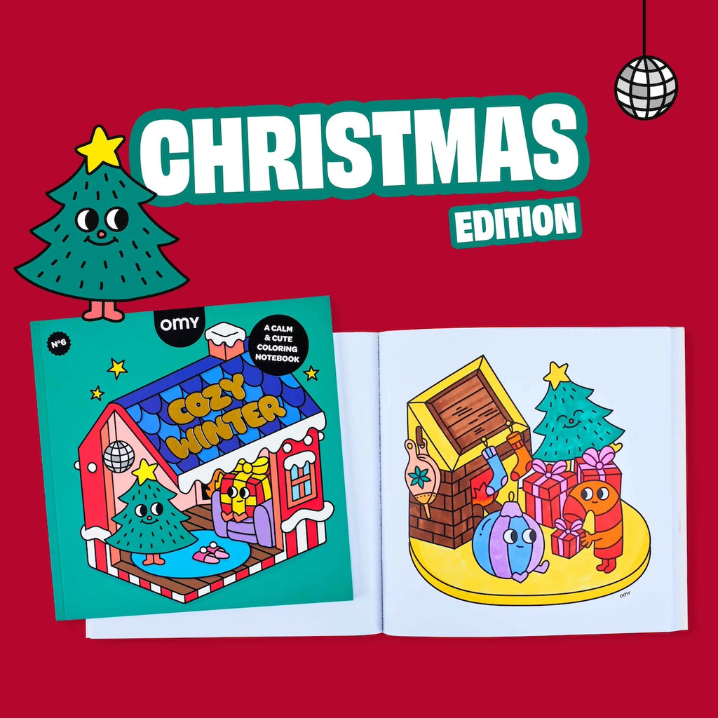 COZY ART COLOURING BOOK - COZY WINTER