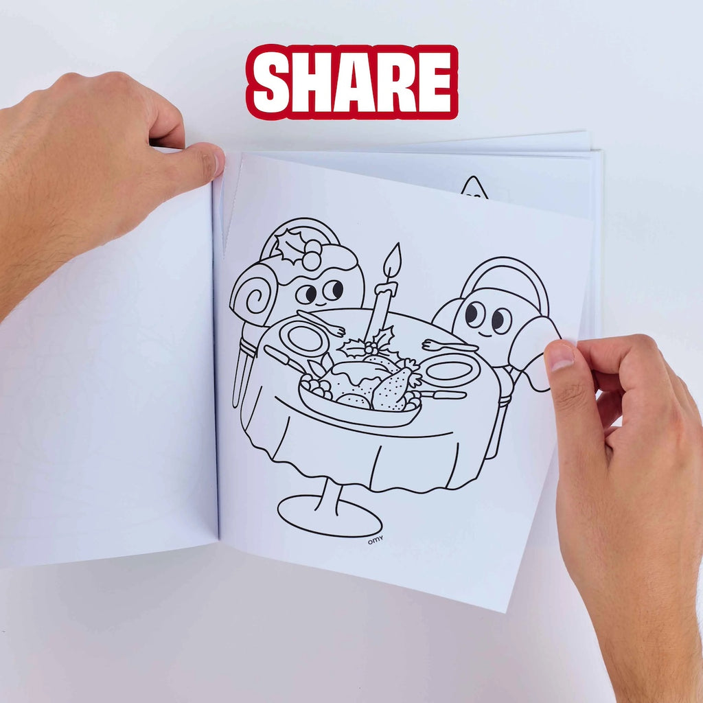 COZY ART COLOURING BOOK - COZY WINTER
