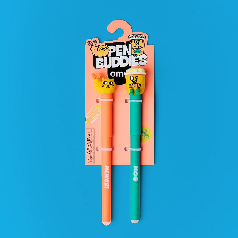 DUO ERASABLE PEN BUDDIES SET - Mewchi /Noo