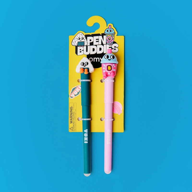 DUO ERASABLE PEN BUDDIES SET - Yuki / Bubble