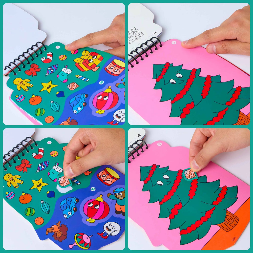 STICKER ACTIVITY BOOK - CHRISTMAS (4 YEARS+)