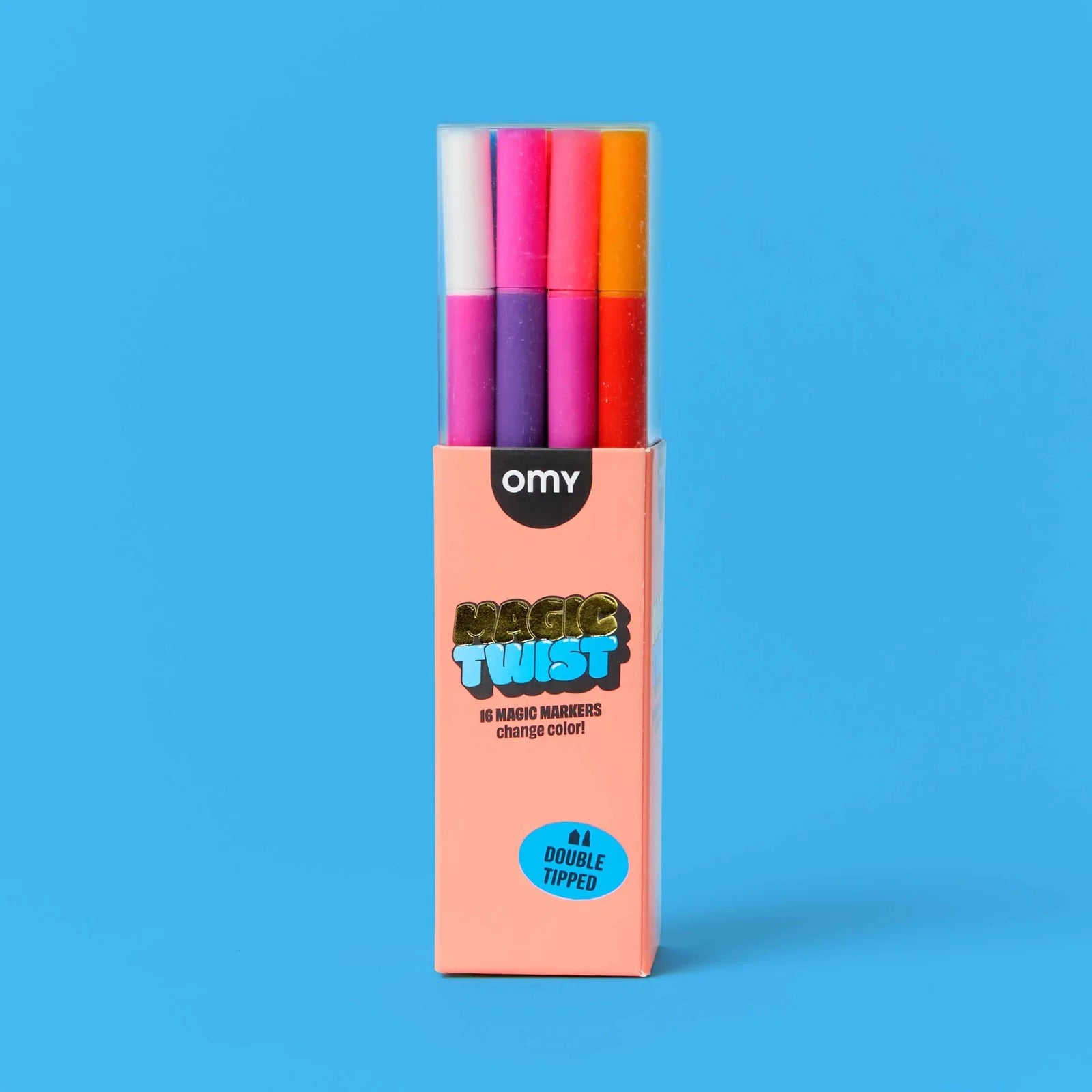MAGIC TWIST FELT TIP PENS - 14 COLOURS + 2 REVEALERS