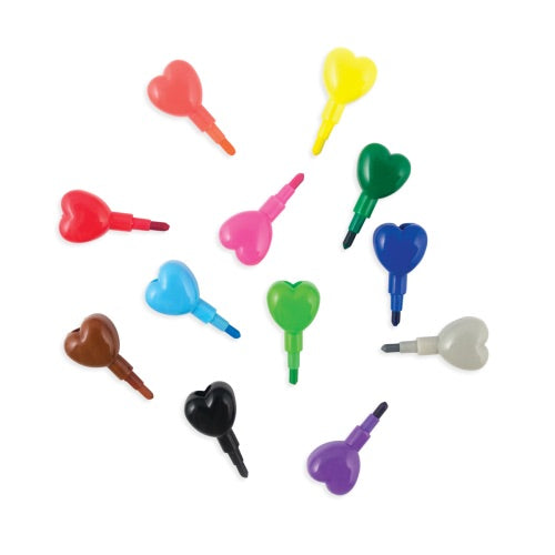 HEART TO HEART STACKING CRAYONS (3 YEARS+)