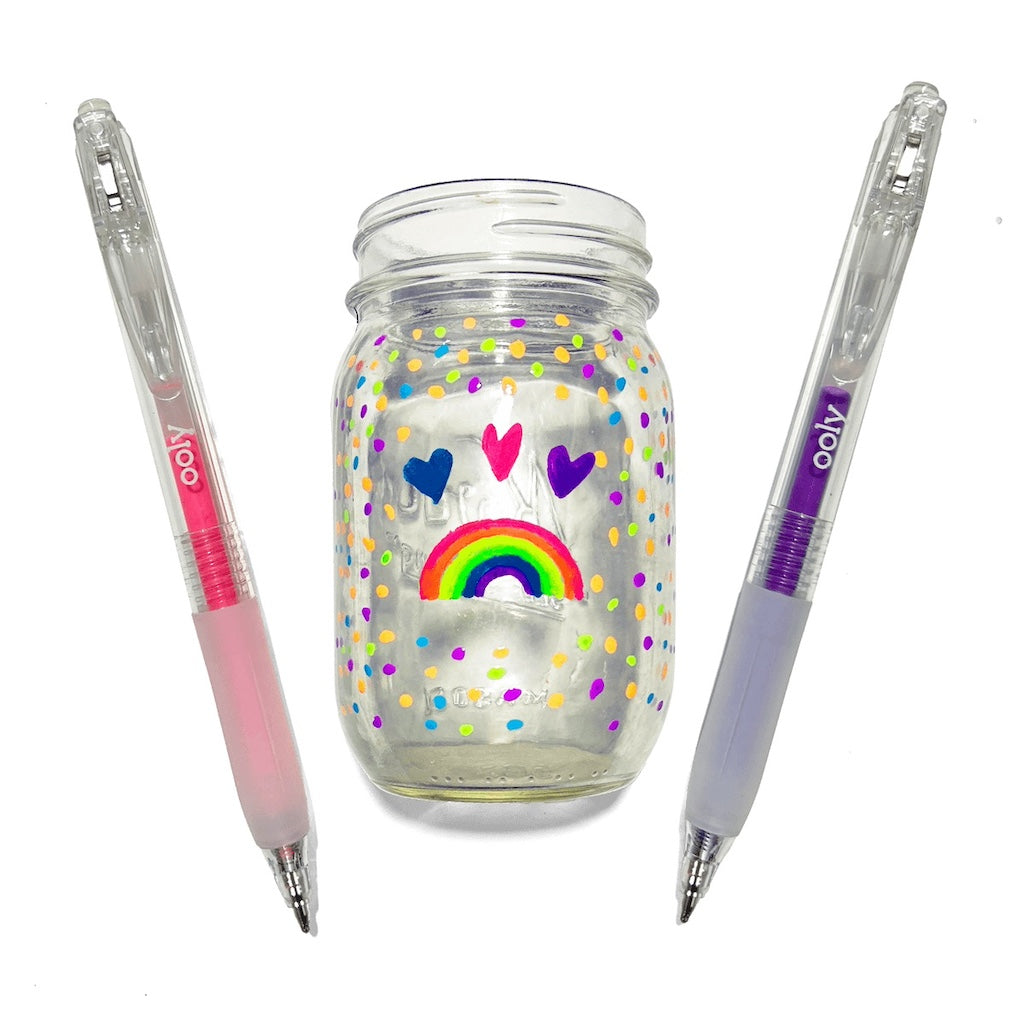 JELLY GLOSS MULTI-SURFACE GEL PENS (6 COLOURS)