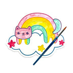 PLAYFUL PAINTERS: EASY WATERCOLOUR PAINTING KIT - RAINBOW CUTIES