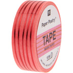 PAPER TAPE - NEON PINK/RED LINES
