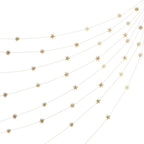 SEWN GARLAND - ADVENT GOLD STARS (5M)