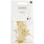 SEWN GARLAND - ADVENT GOLD STARS (5M)