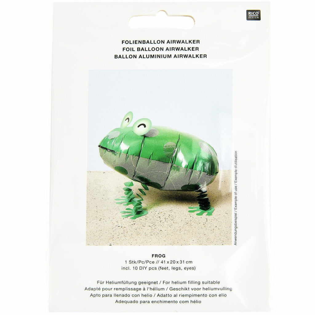 FOIL BALLOON - "AIRWALKER" FROG