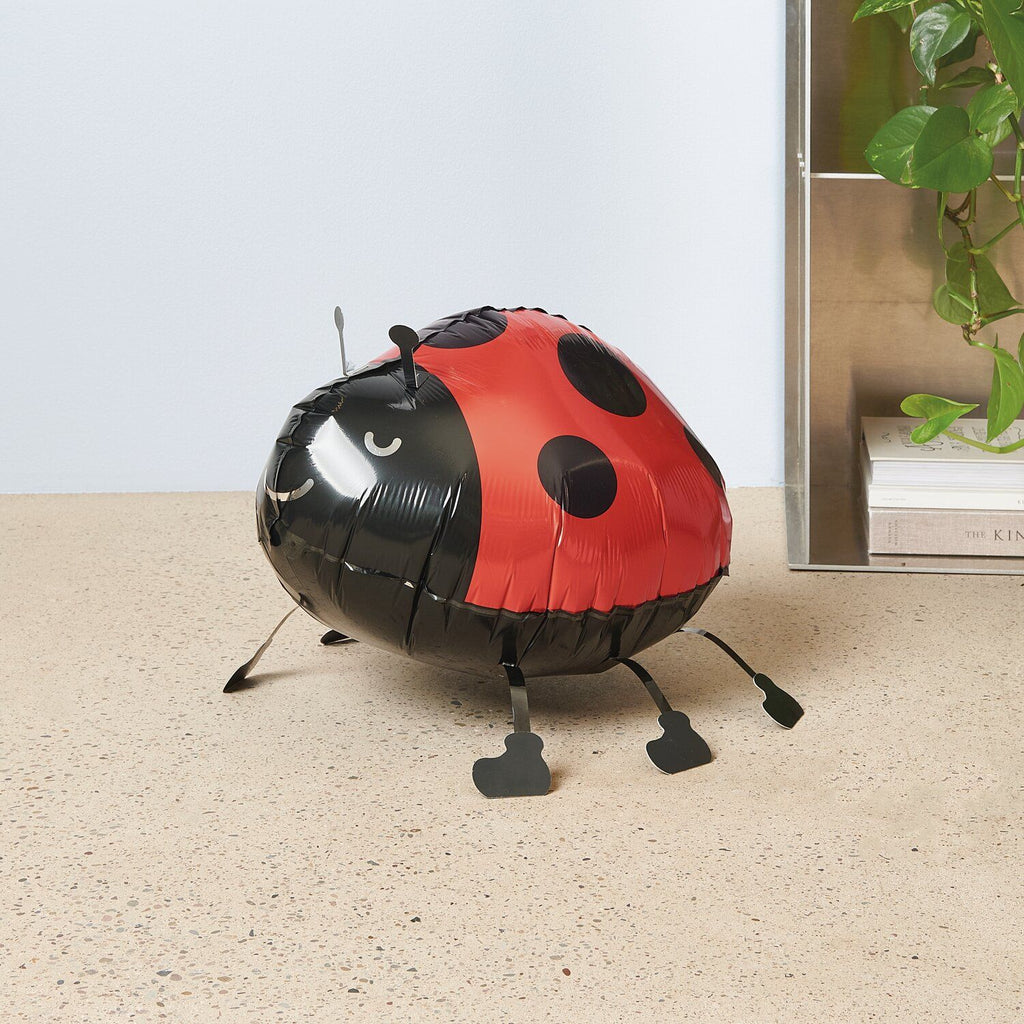 FOIL BALLOON - "AIRWALKER" LADYBIRD