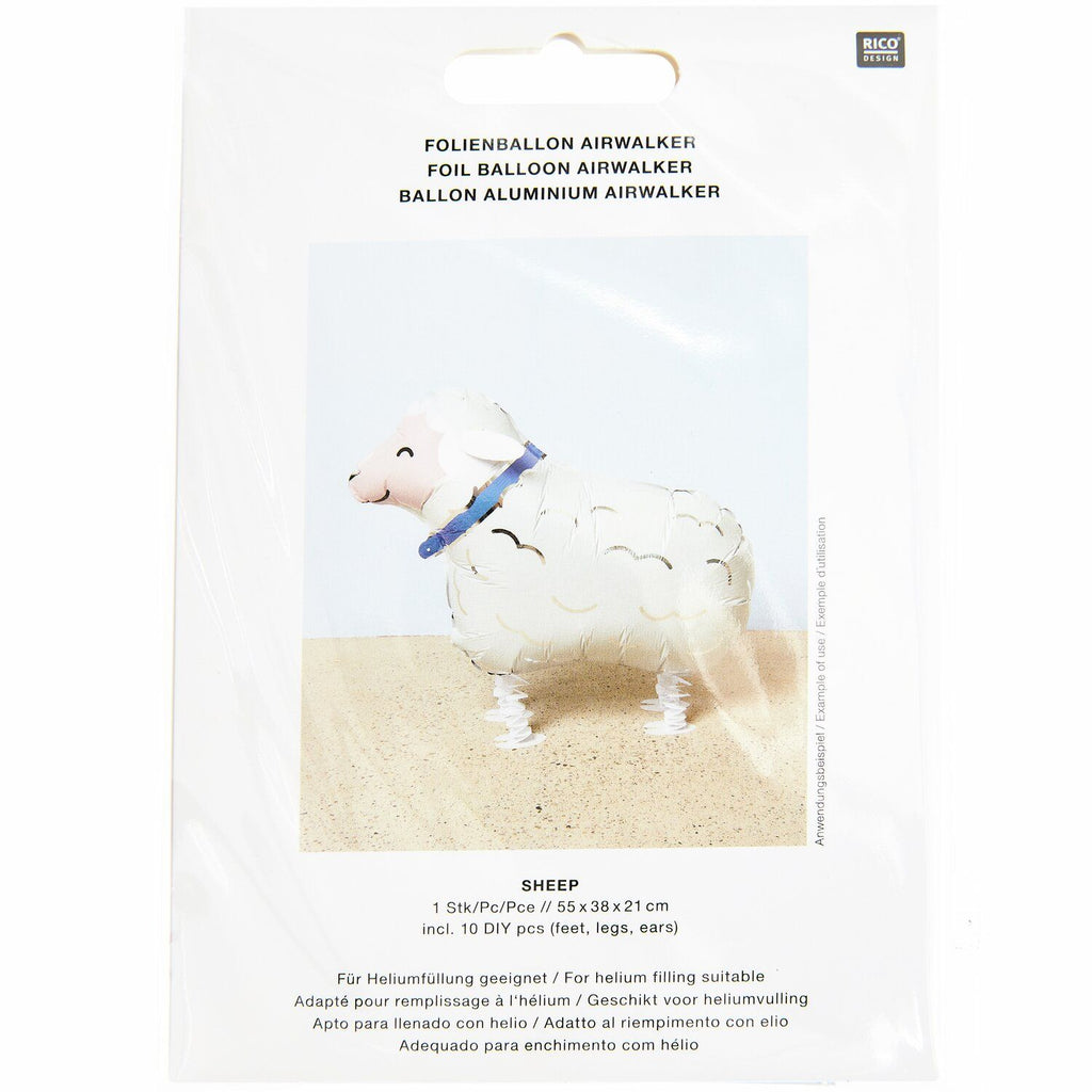 FOIL BALLOON - "AIRWALKER" SHEEP