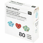 MINI STICKERS CHINGU HEARTS / CLOUDS - 80 PCS