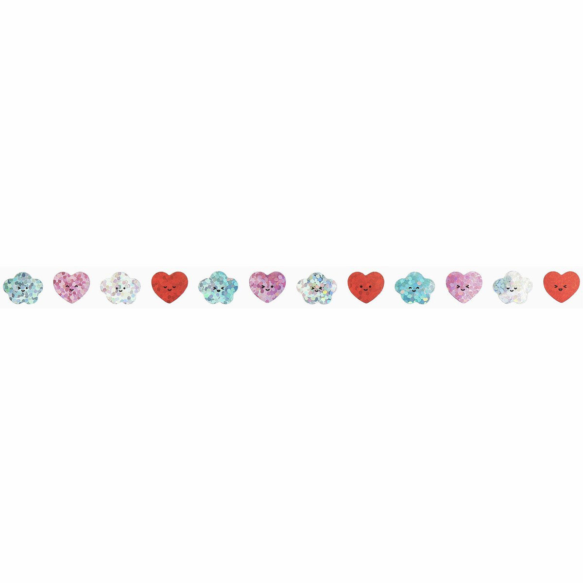 MINI STICKERS CHINGU HEARTS / CLOUDS - 80 PCS