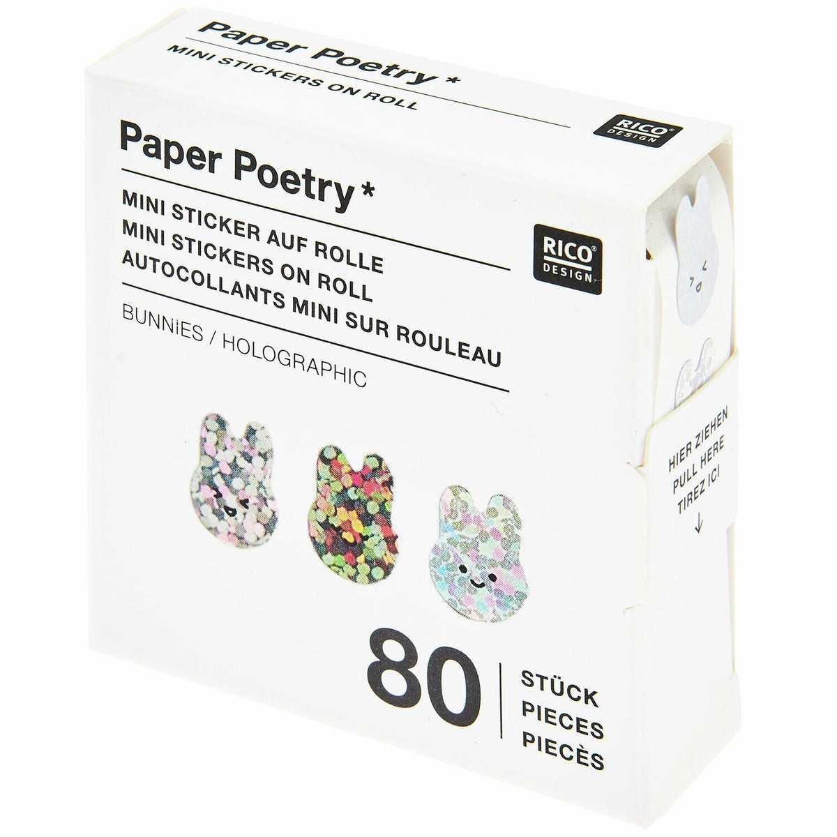 MINI STICKERS CHINGU RABBITS - 80 PCS