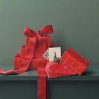 PAPER BOX SET GRID PRINT