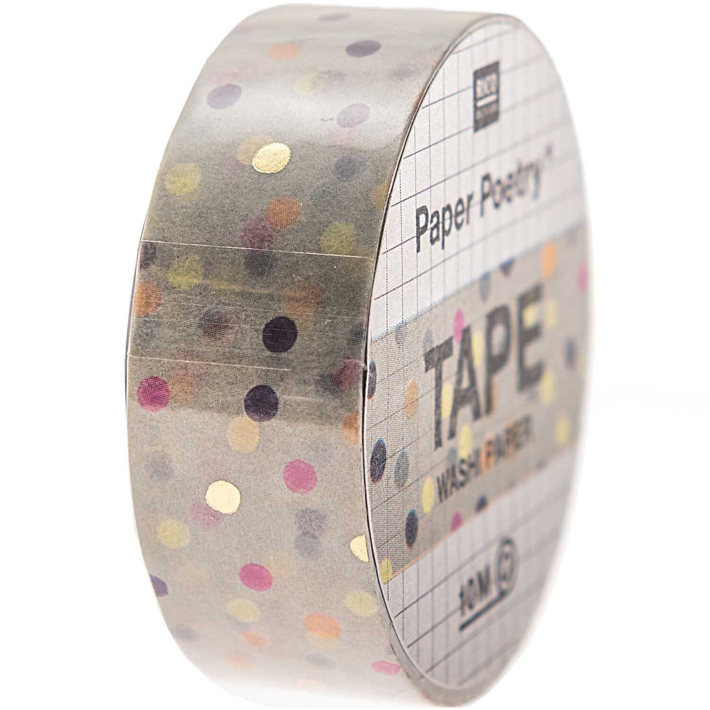 PAPER TAPE - NATURE DOTS BLUE