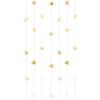 SEWN GARLAND - GOLD STARS
