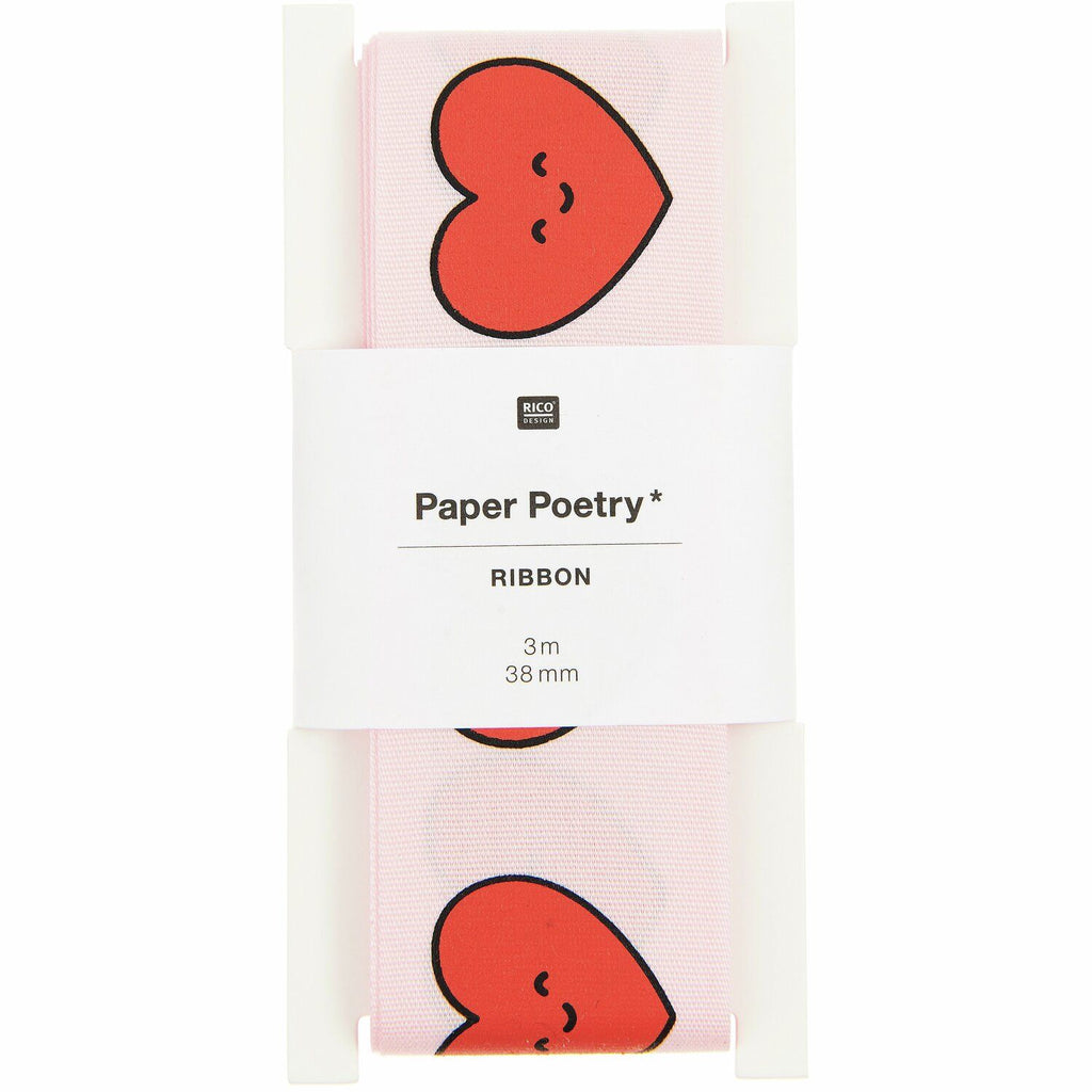 WIDE TAFFETA RIBBON - CHINGU HEARTS