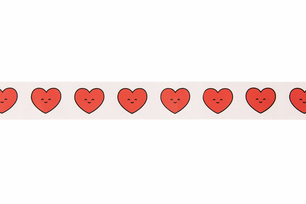 WIDE TAFFETA RIBBON - CHINGU HEARTS