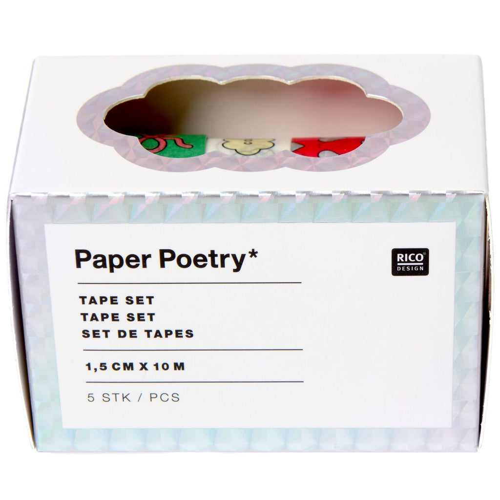 TAPE SET HAPPY BIRTHDAY - 5 PCS