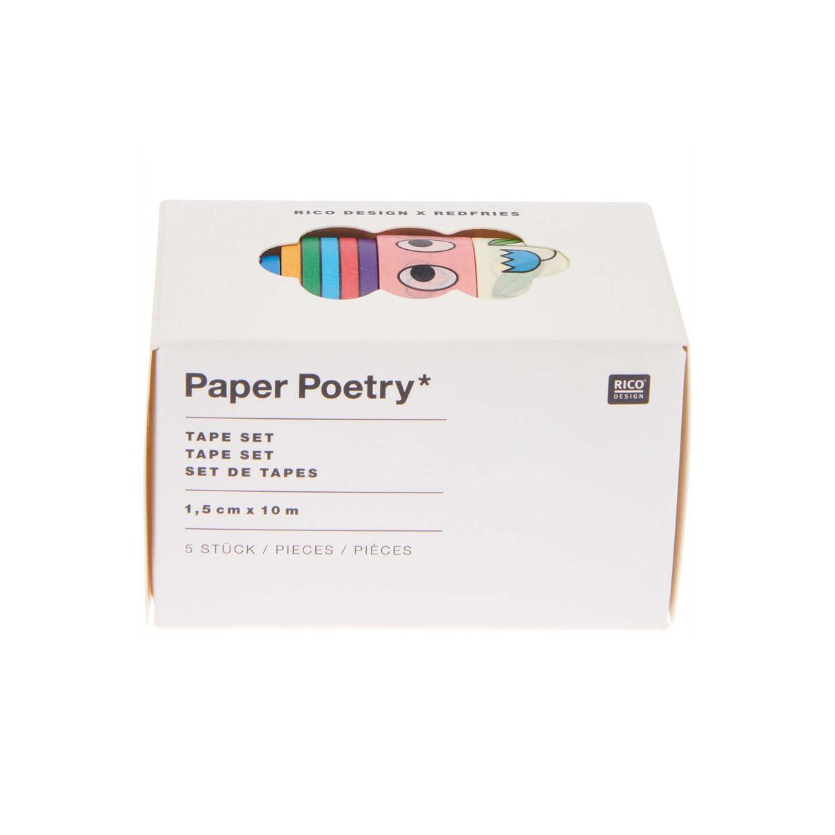 PAPER TAPE SET EYE CANDY - 5 PCS