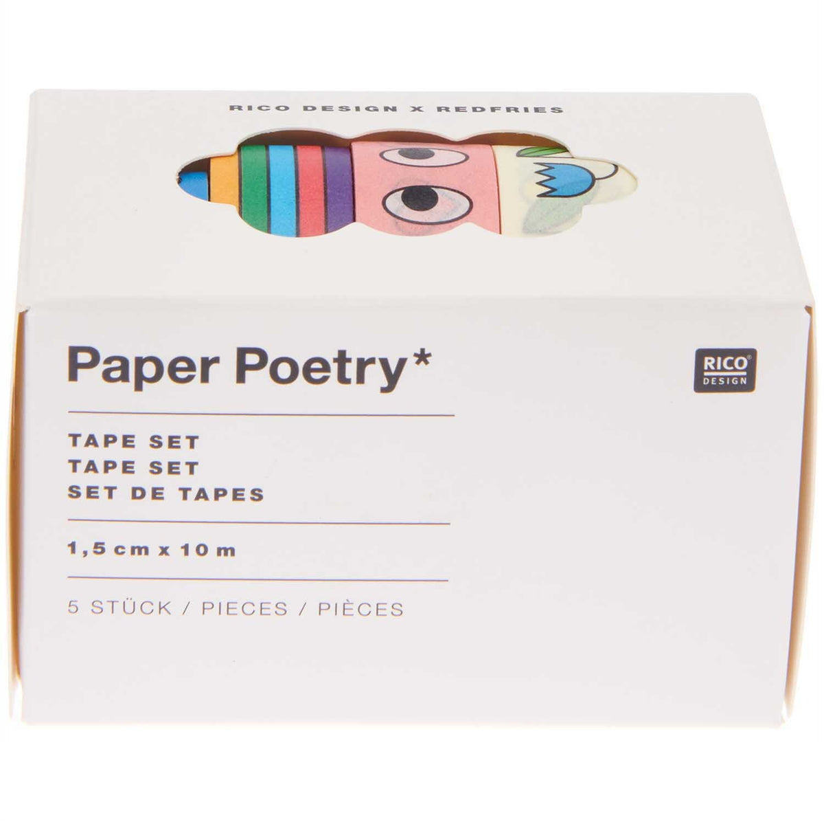 PAPER TAPE SET EYE CANDY - 5 PCS