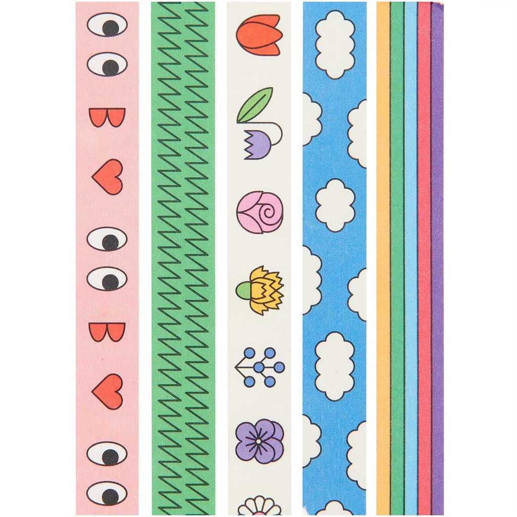 PAPER TAPE SET EYE CANDY - 5 PCS