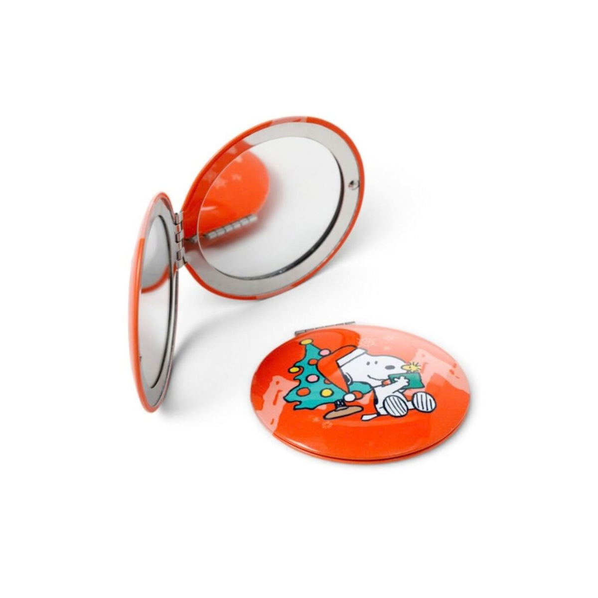 PEANUTS CHRISTMAS SNOOPY & WOODSTOCK COMPACT MIRROR