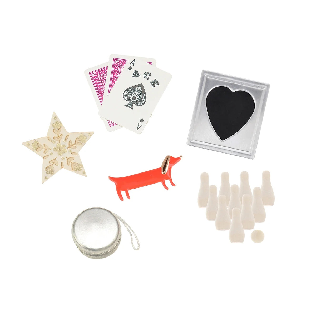 6 PEARL BOW CRACKERS