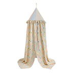 HARLEQUIN CANOPY -  MACARON WITH WILD FLOWER EMBROIDERY