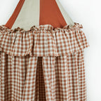 WES GINGHAM CANOPY - RUSTY BLUSH