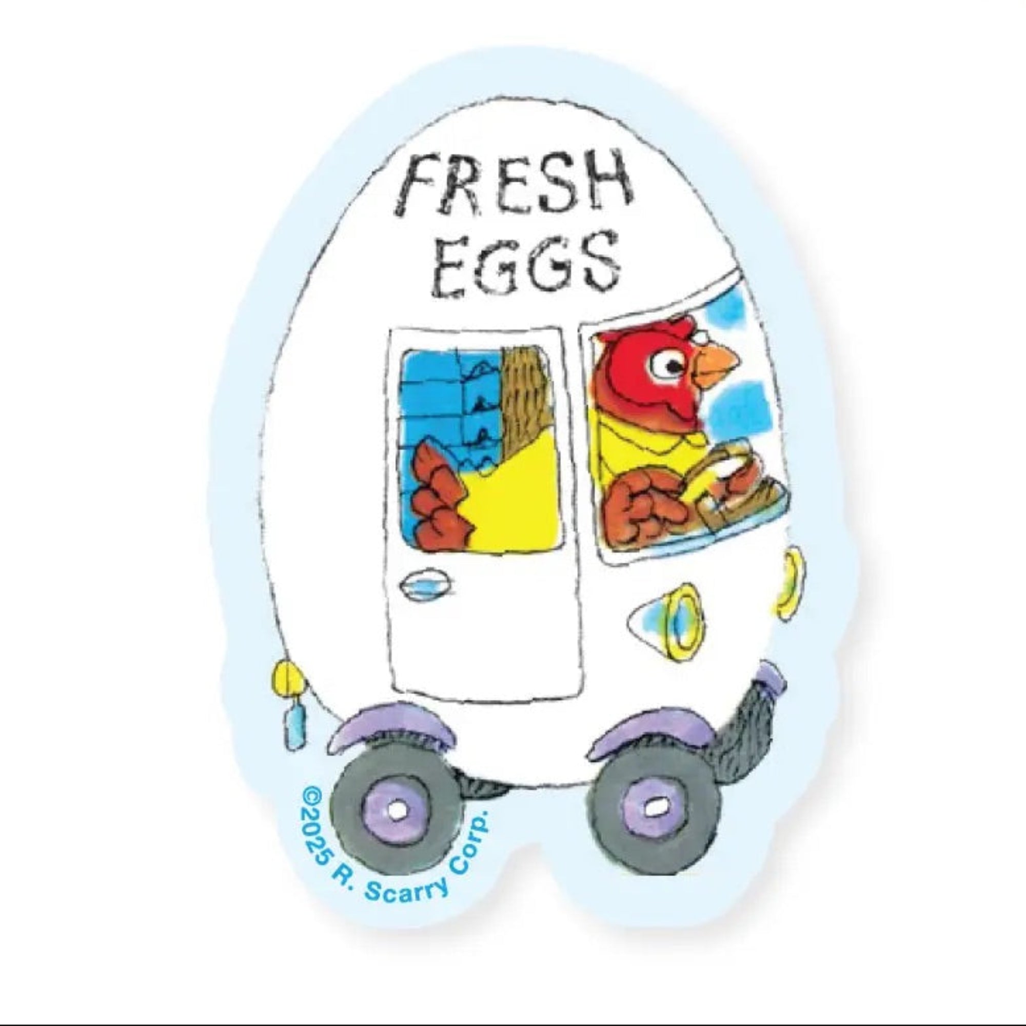 EGG CAR STICKER