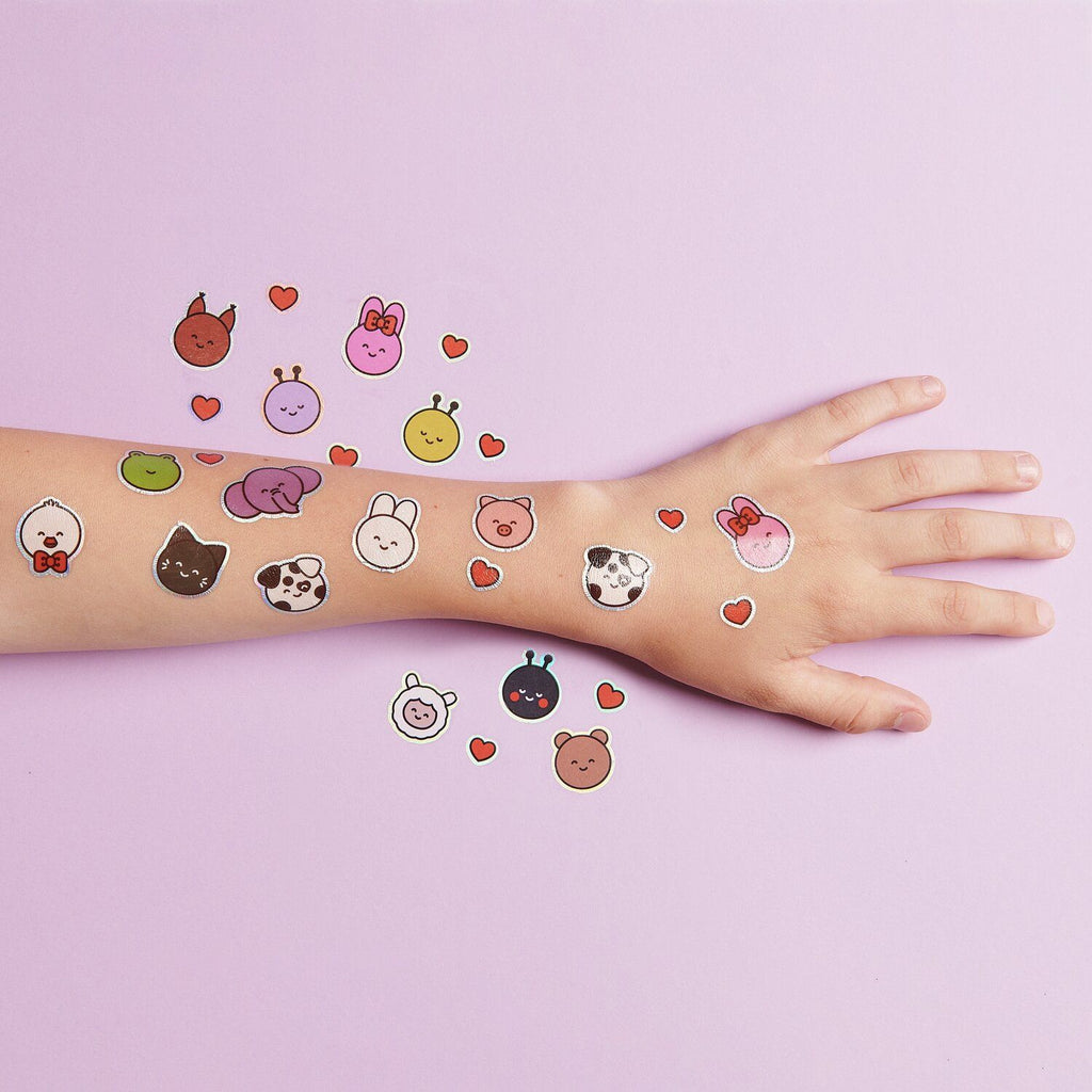 TEMPORARY TATTOOS CHINGU - ANIMALS - 2 SHEETS