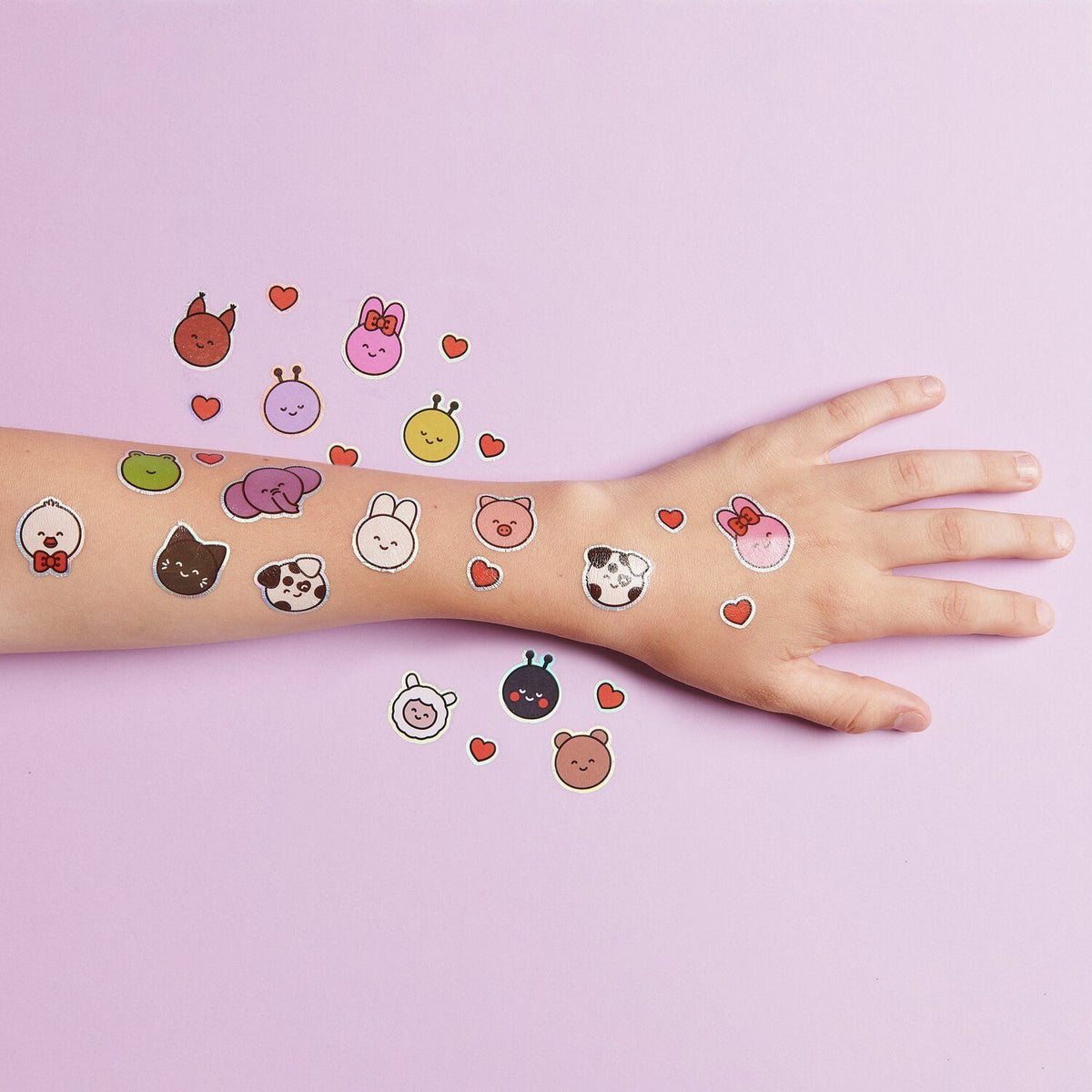 TEMPORARY TATTOOS CHINGU - ANIMALS - 2 SHEETS