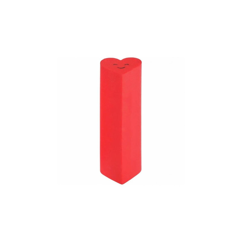 HAPPY HEART ERASER - Red