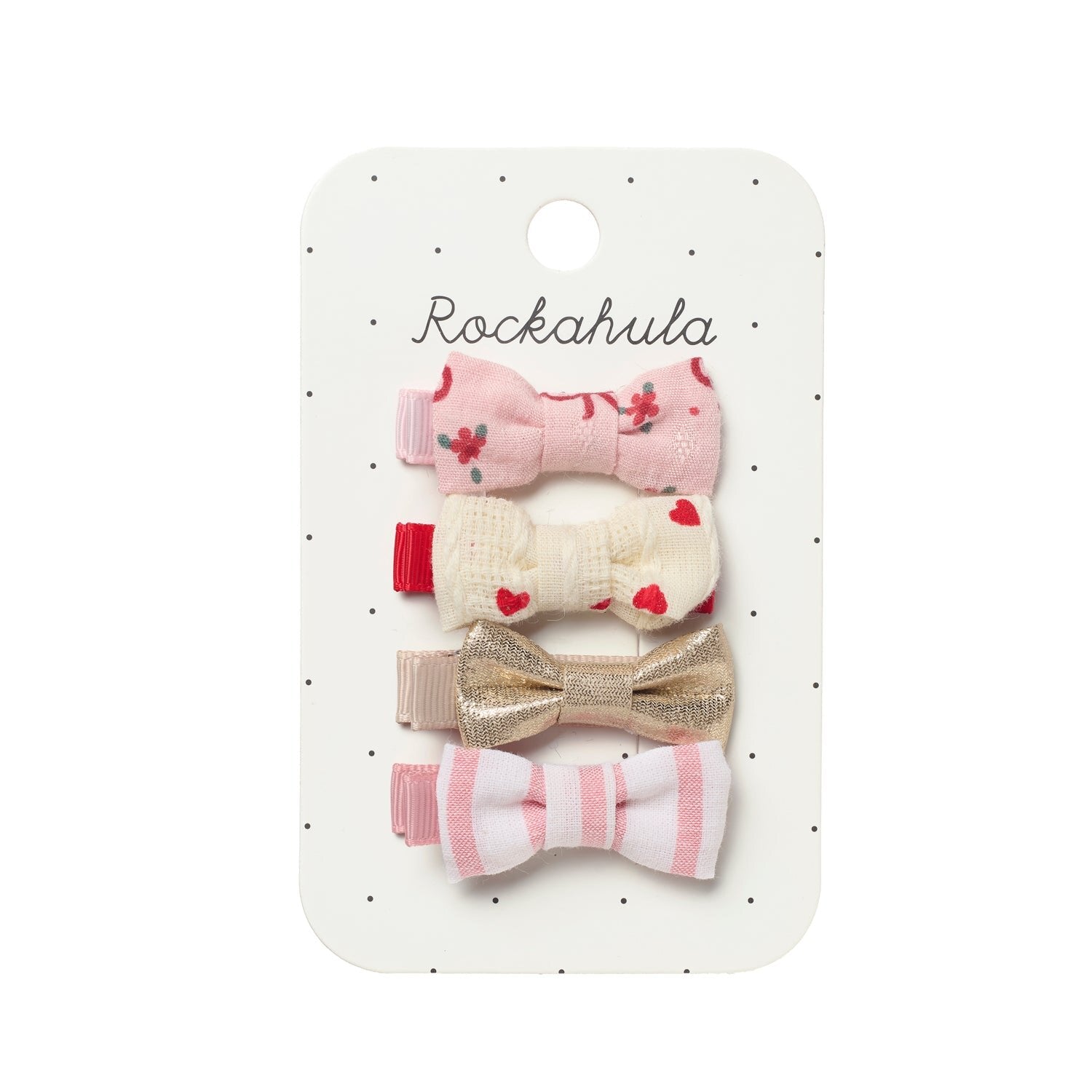 CUTSEY MINI BOW HAIR CLIP SET