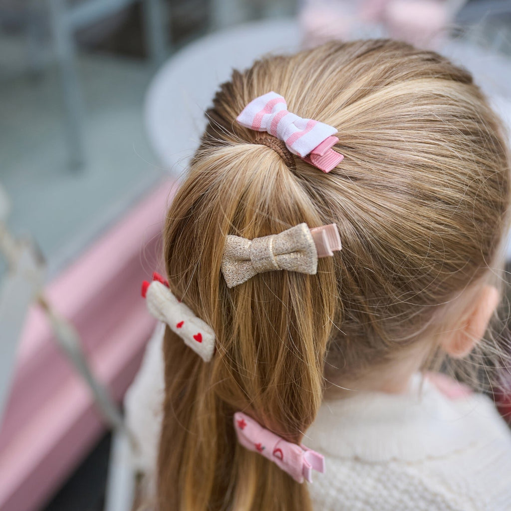CUTSEY MINI BOW HAIR CLIP SET