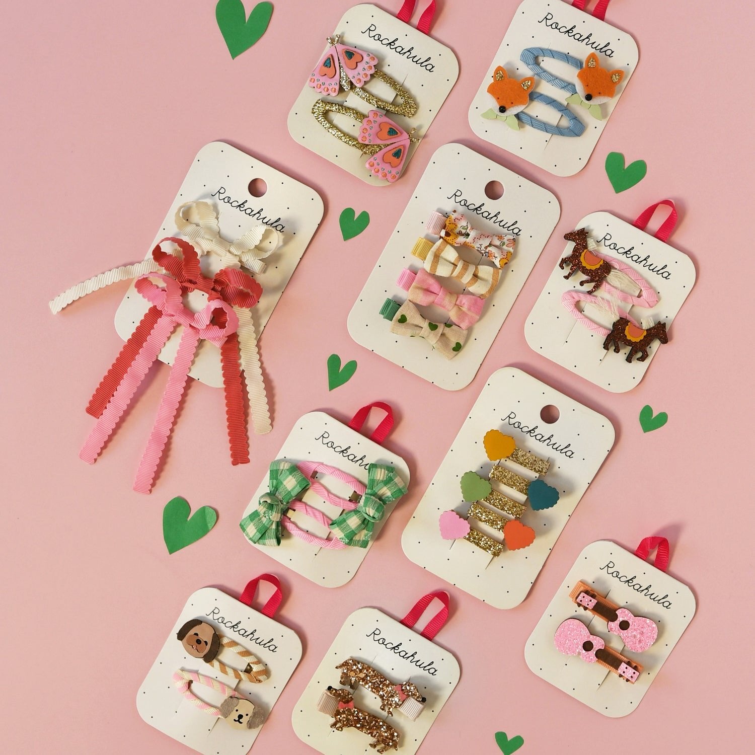 PICK N MIX MINI BOW HAIR CLIP SET
