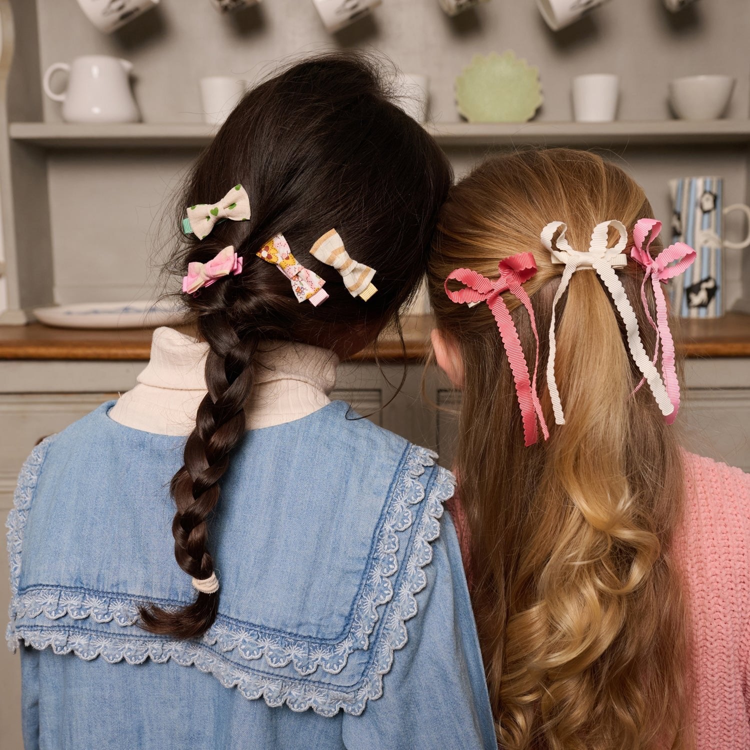 PICK N MIX MINI BOW HAIR CLIP SET
