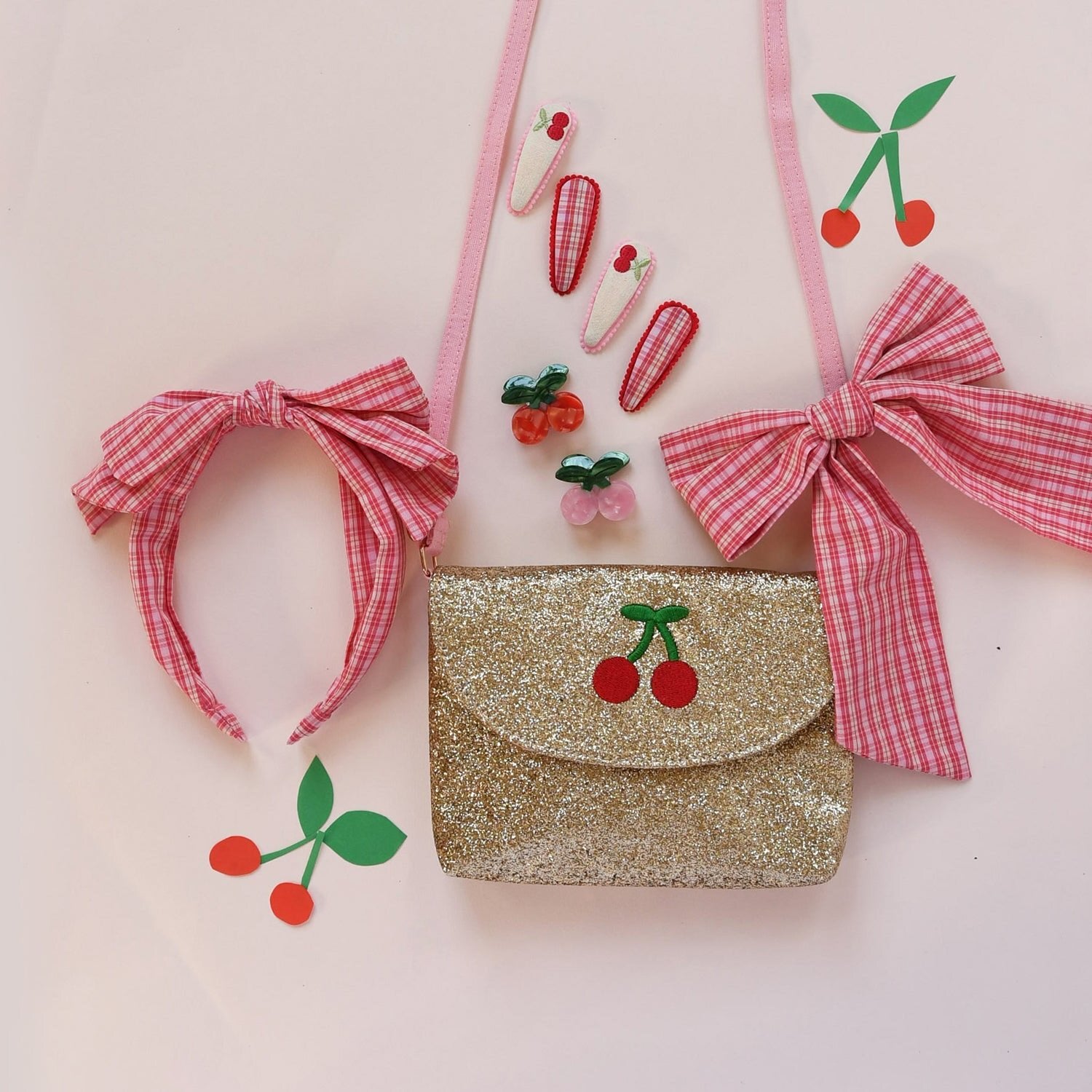 PLAID OVERSIZED BOW HAIR CLIP