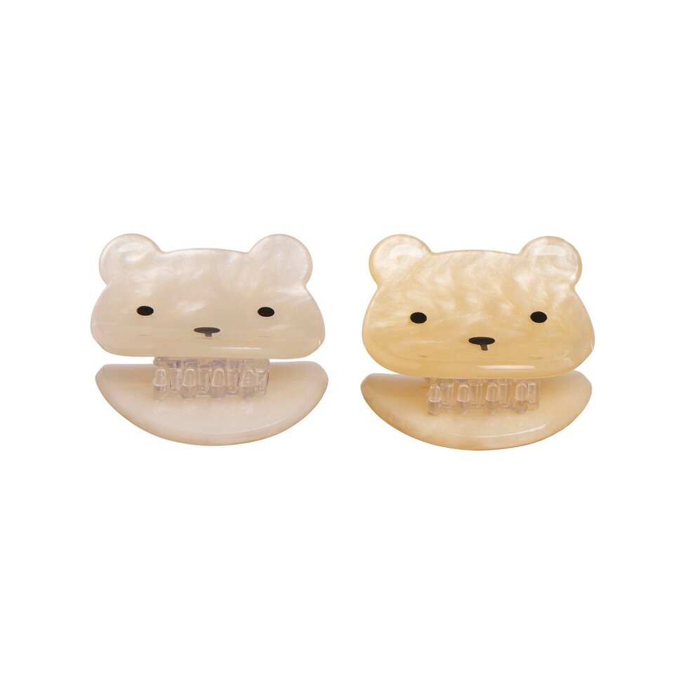 TEDDY BEAR CLAW HAIR CLIP (2 PACK)