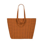 ELISA TOTE BAG - CHECK/GINGER