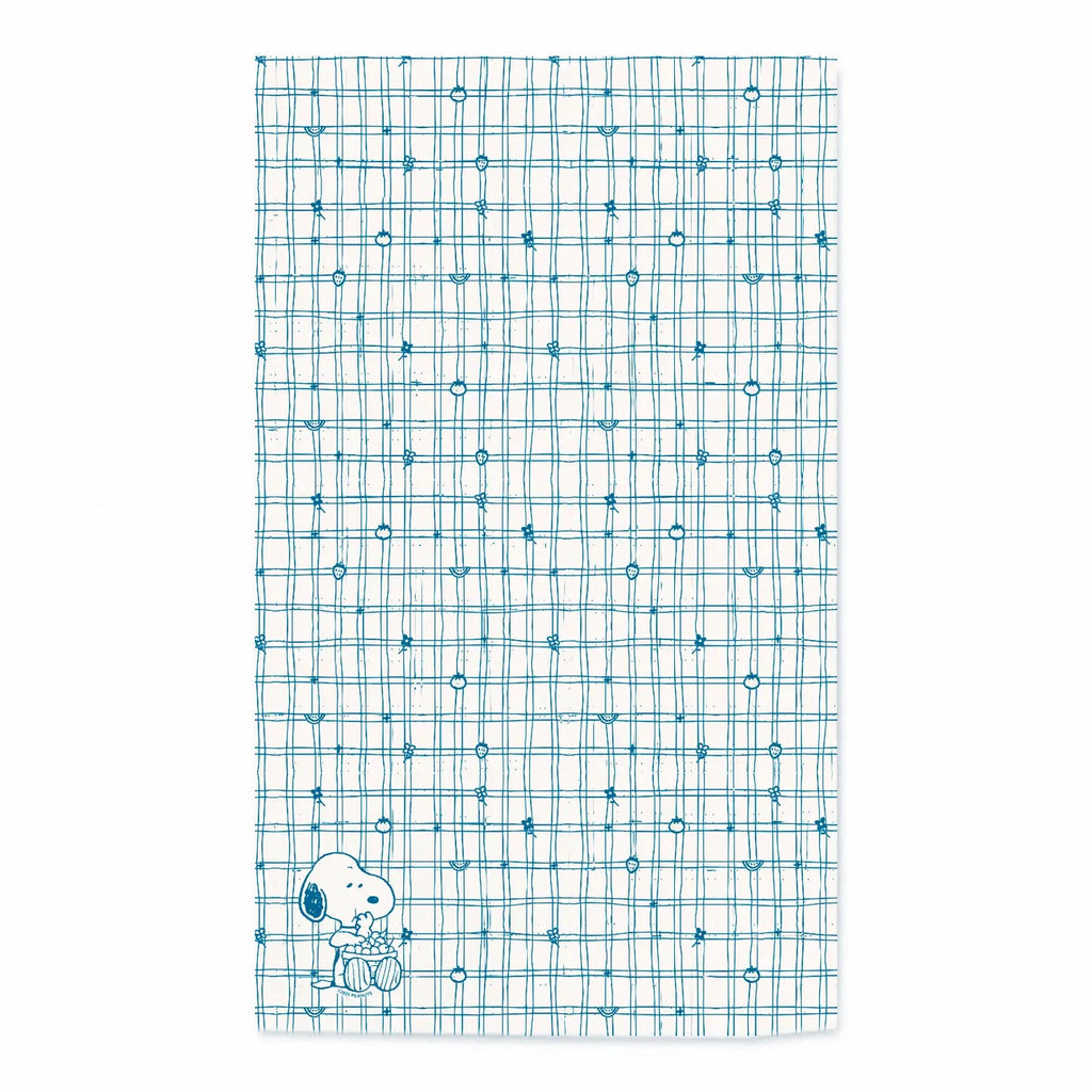 SNOOPY TEA TOWEL - CHERRY BASKET
