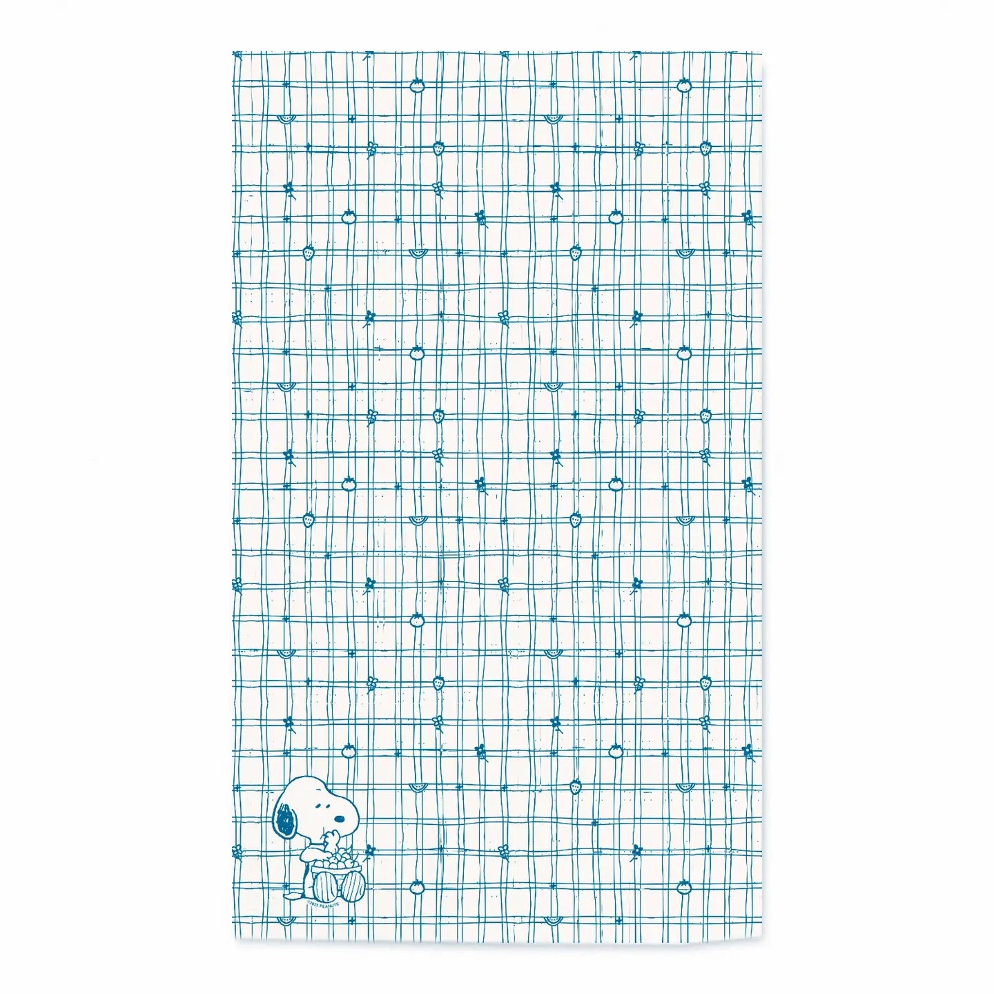 SNOOPY TEA TOWEL - CHERRY BASKET